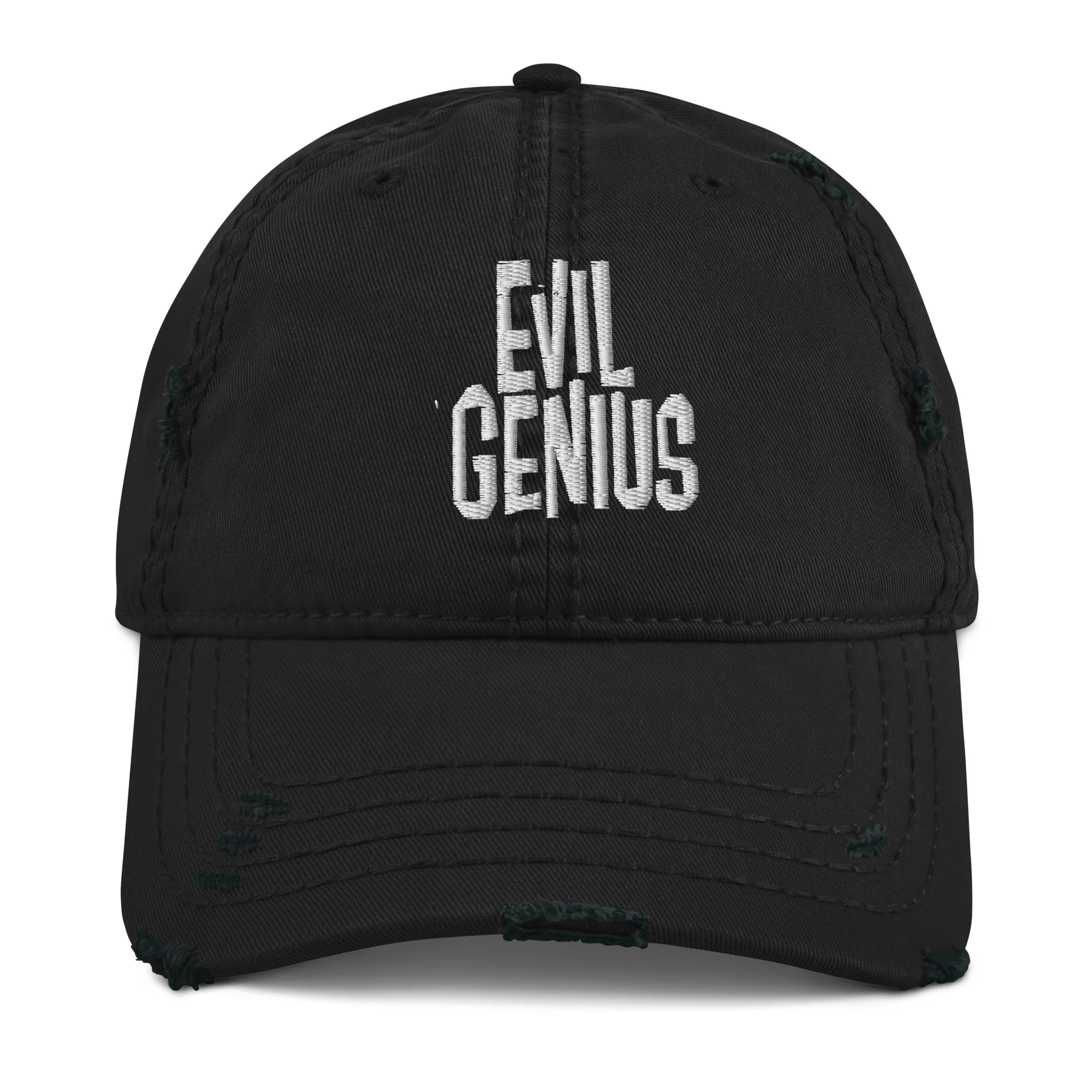 Evil Genius Distressed Dad Hat - Image 2