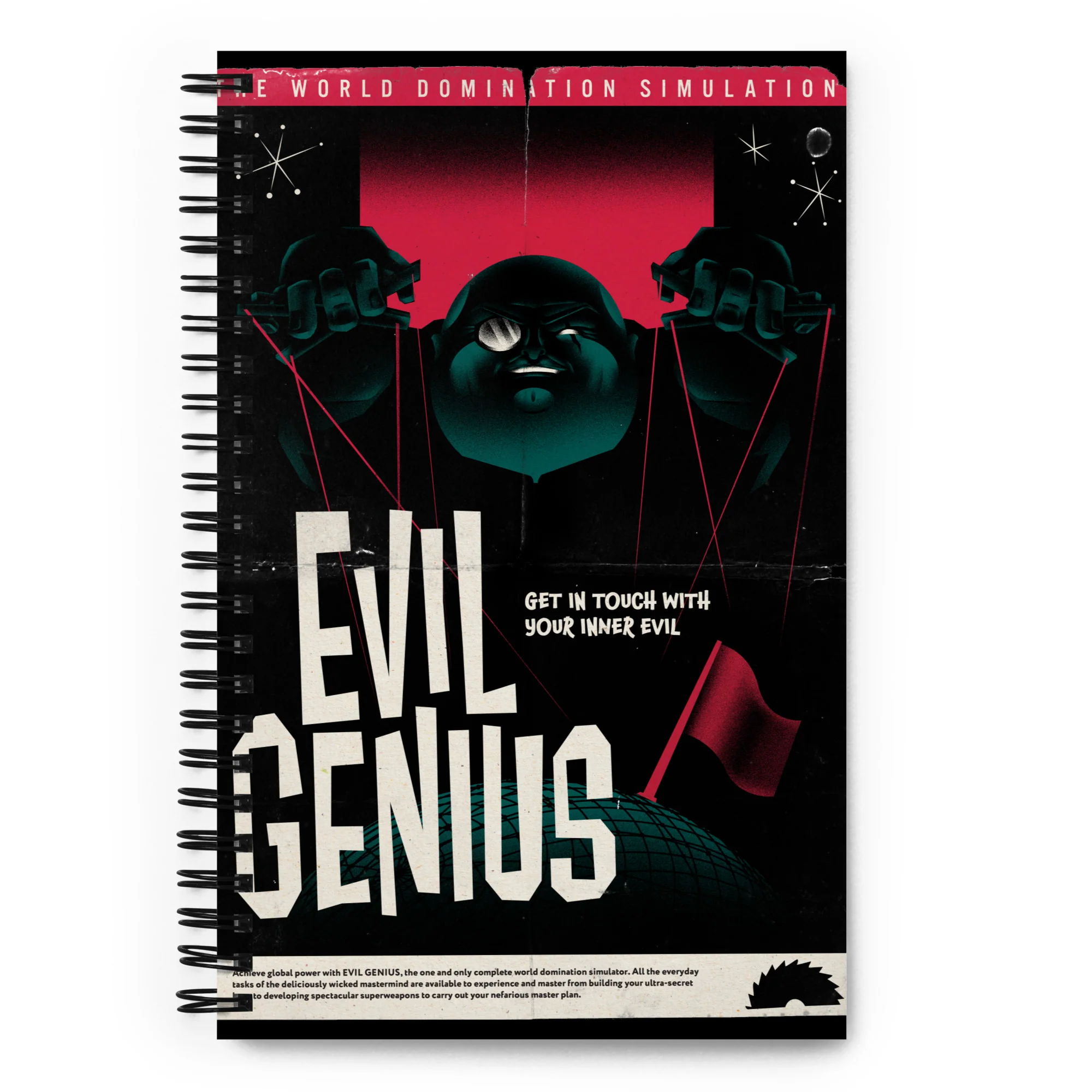 Evil Genius Spiral Notebook