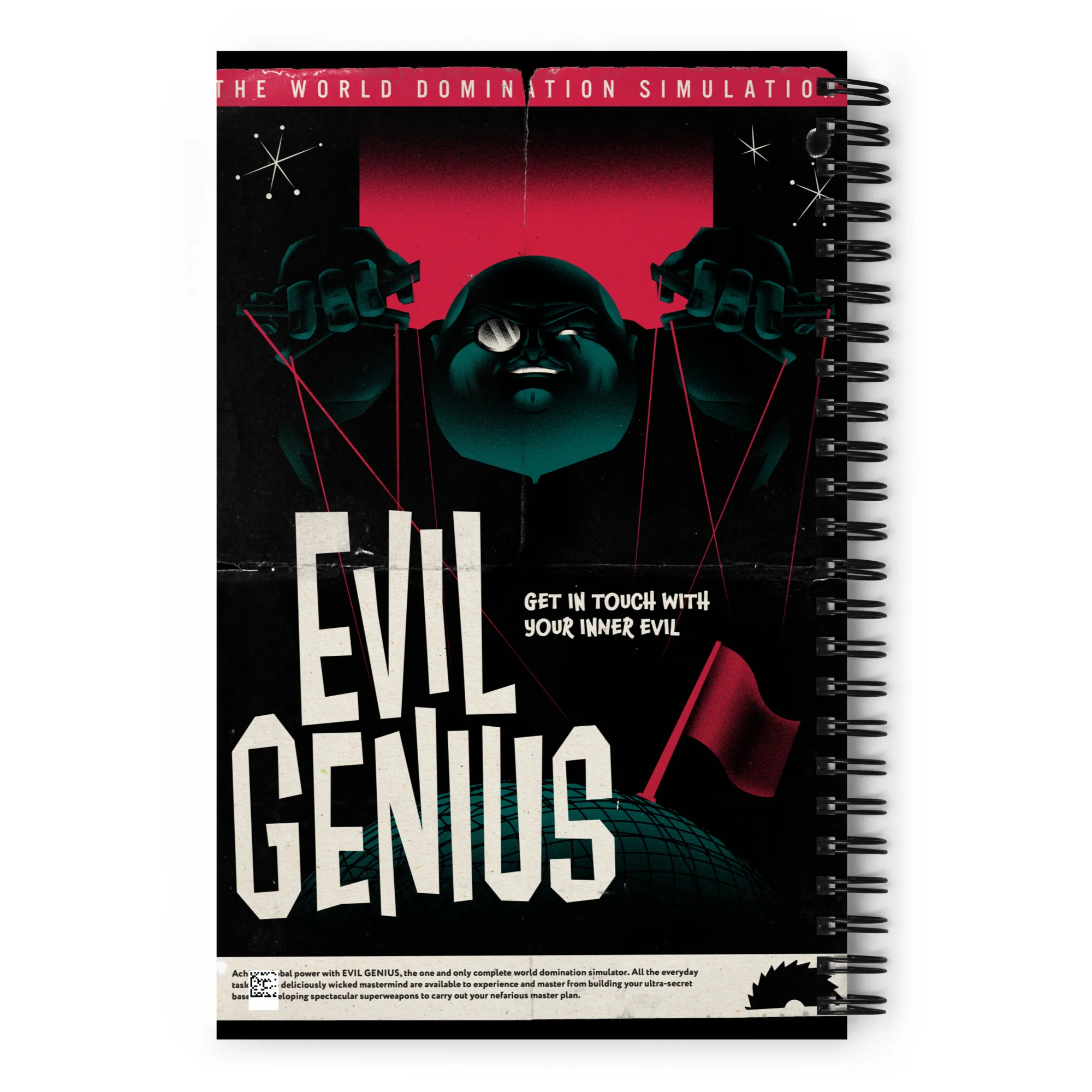 Evil Genius Spiral Notebook - Image 3