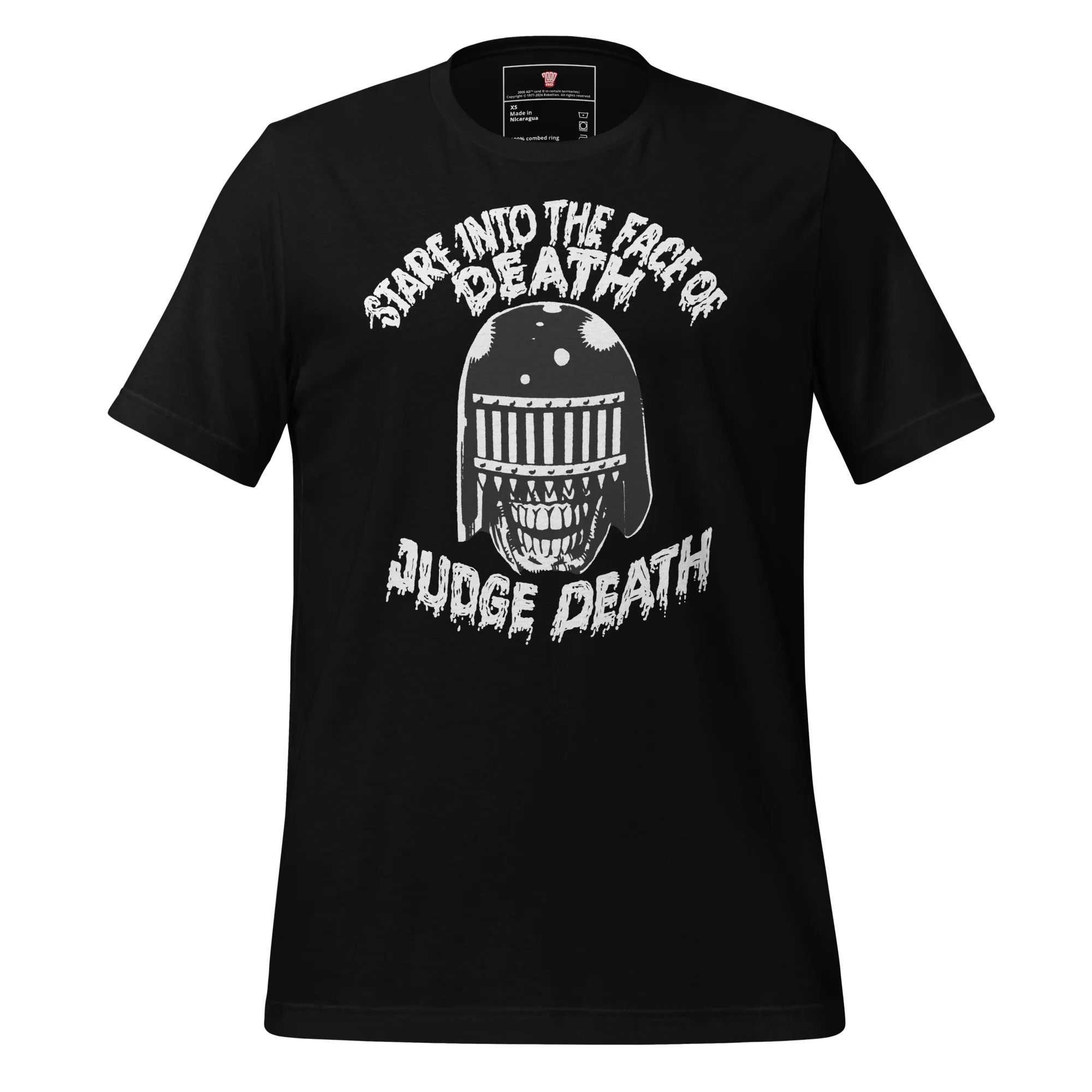 Judge Death ā Stare Into The Face of Death T-shirt - Image 2