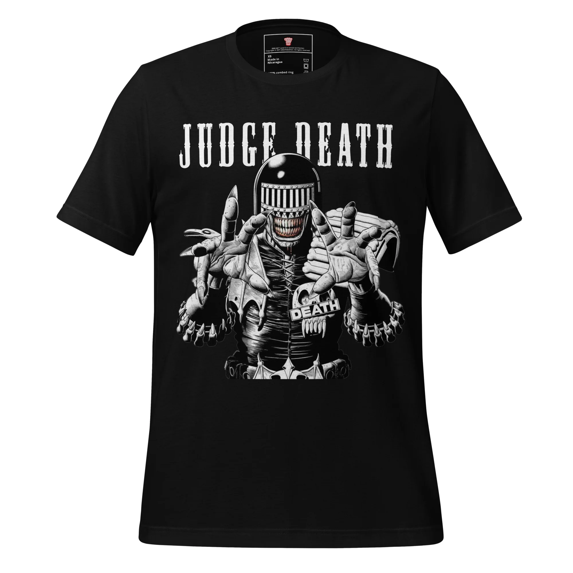 Judge Death T-Shirt Art by Brian Bolland