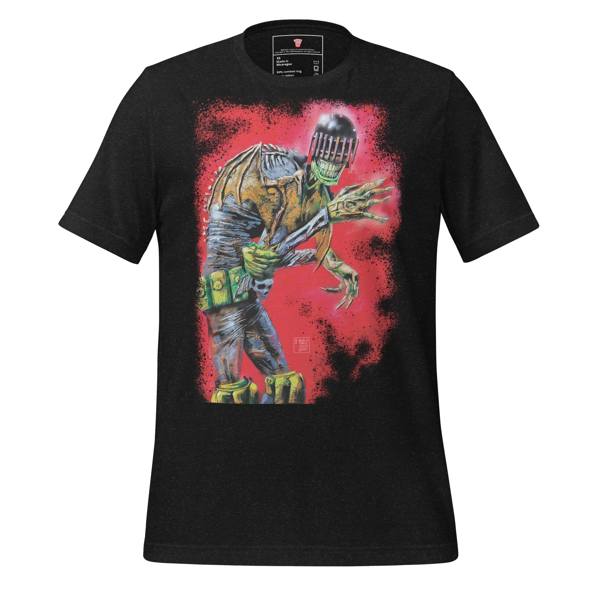 Judge Death T-Shirt Art by Warwick Fraser-Coombe