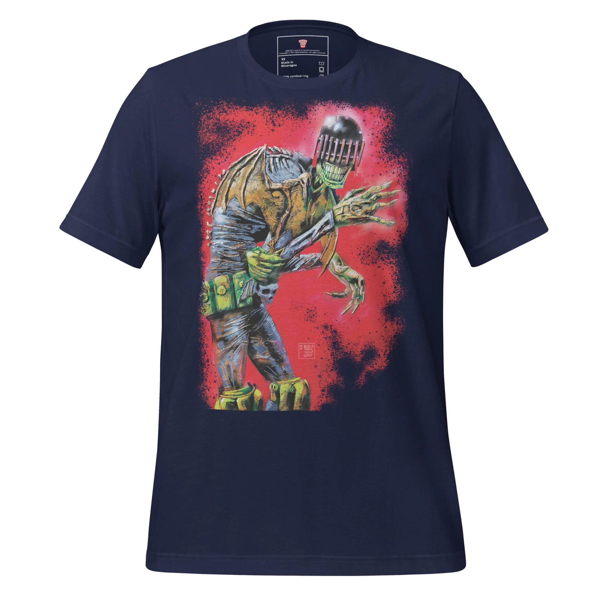 Judge Death T-Shirt Art by Warwick Fraser-Coombe - Image 3