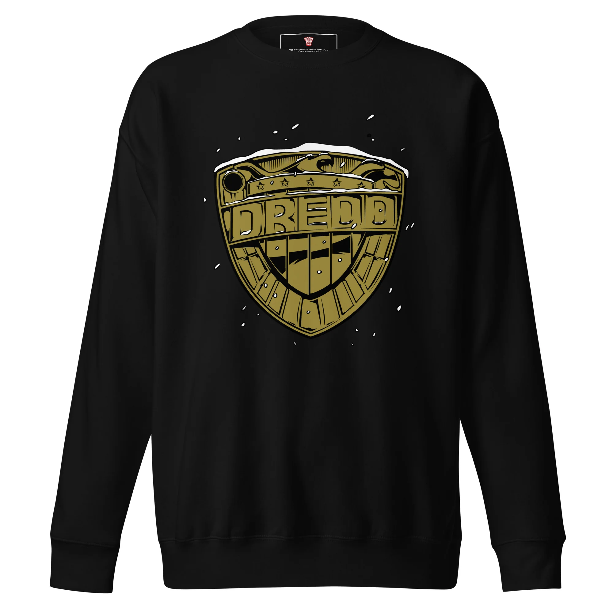 Judge Dredd Snow Badge Christmas Sweater - Image 2