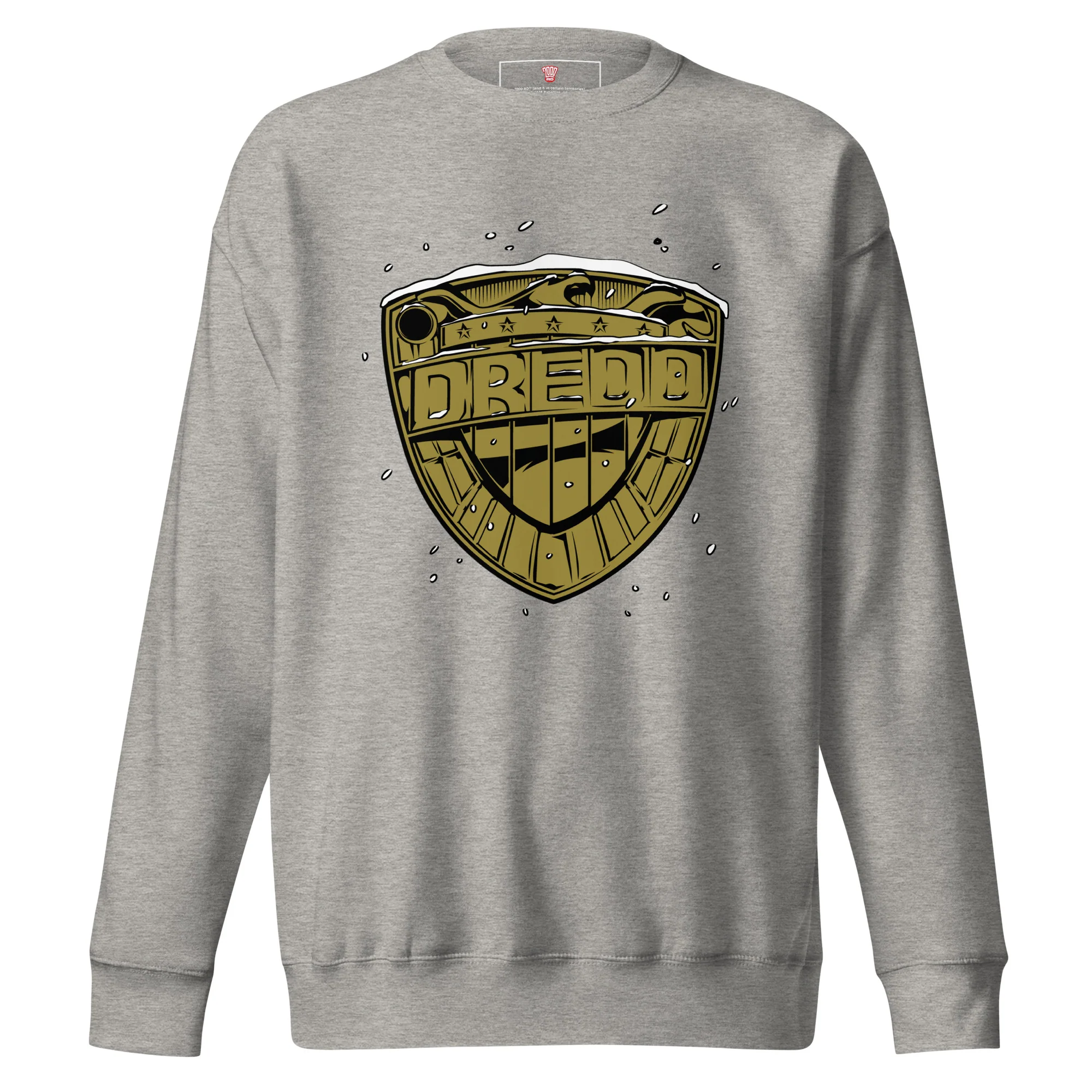 Judge Dredd Snow Badge Christmas Sweater - Image 4