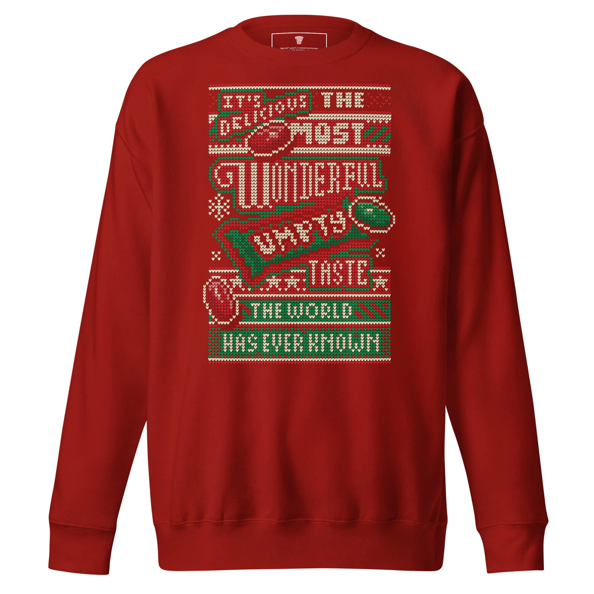 Judge Dredd Umpty Candy Christmas Sweater