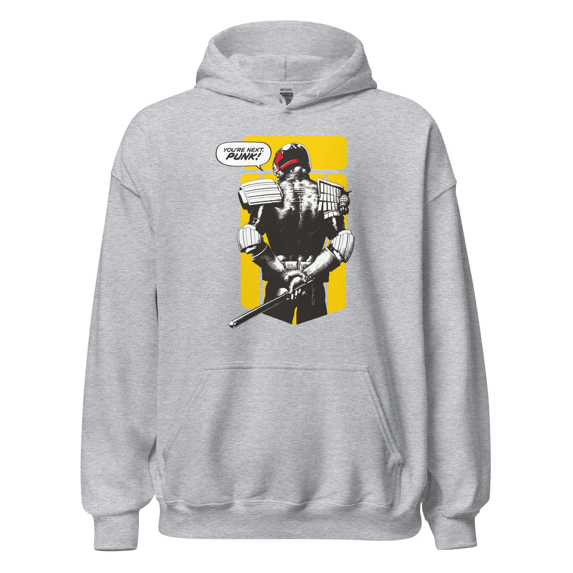 Judge Dredd 'You're Next, Punk!' Hoodie - Image 3