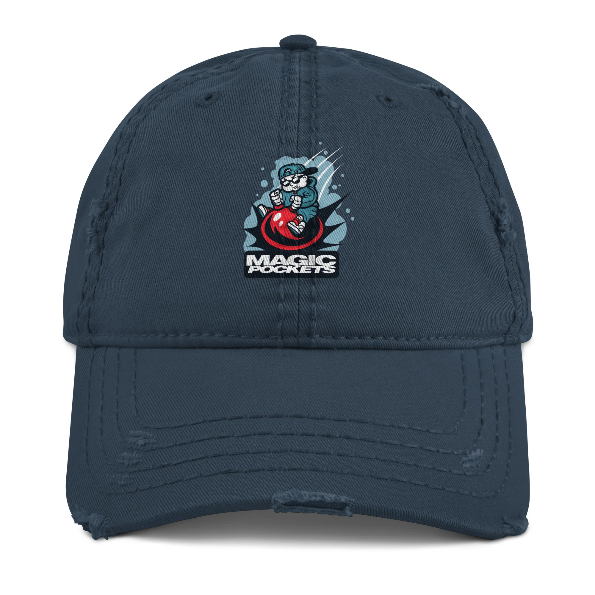 Magic Pockets Distressed Dad Hat