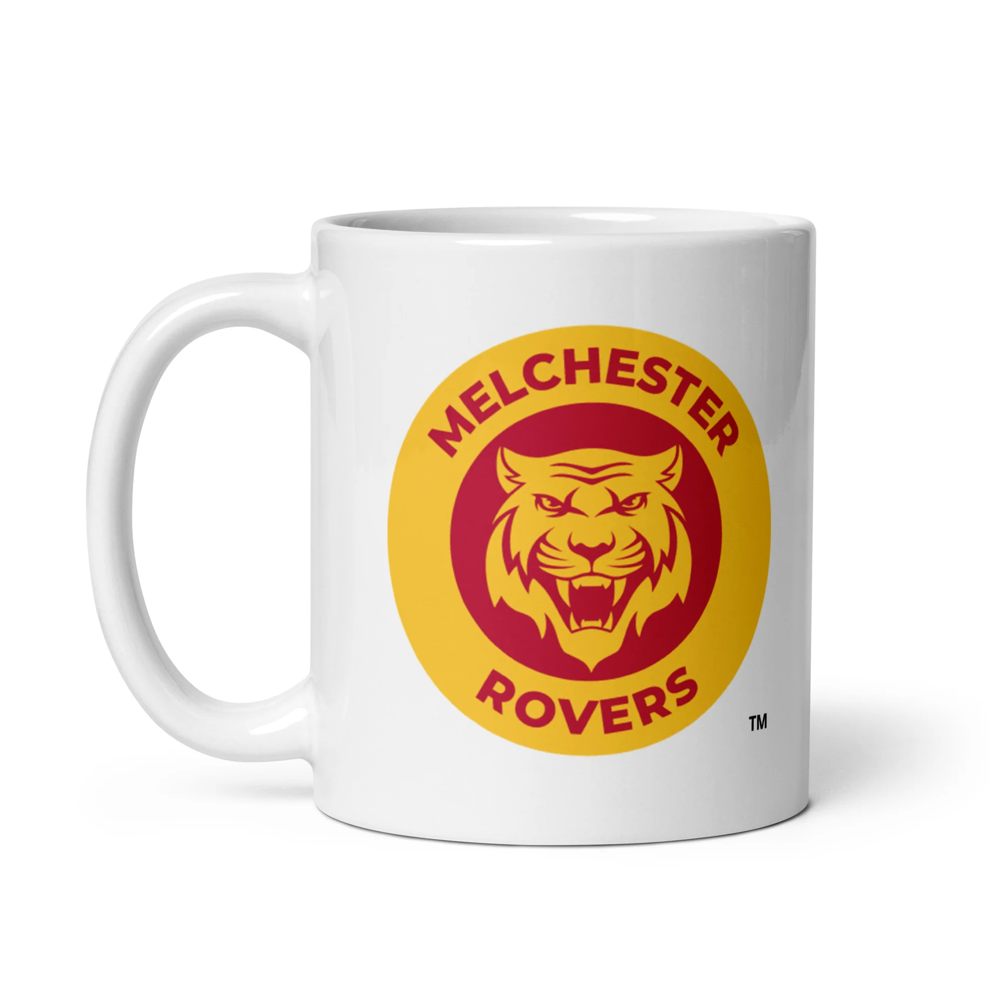 Melchester Rovers White Glossy Mug - Image 2