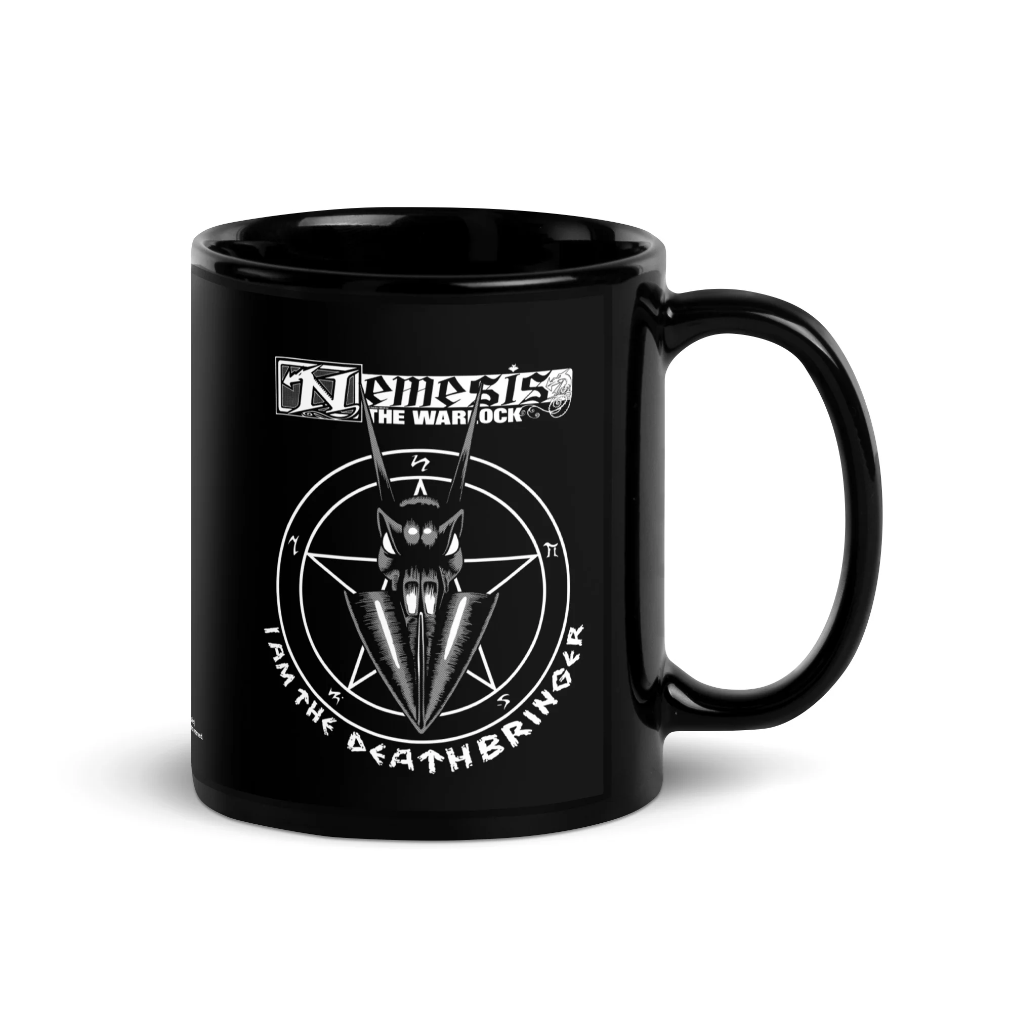 Nemesis Bryan Talbot's Deathbringer Black Glossy Mug