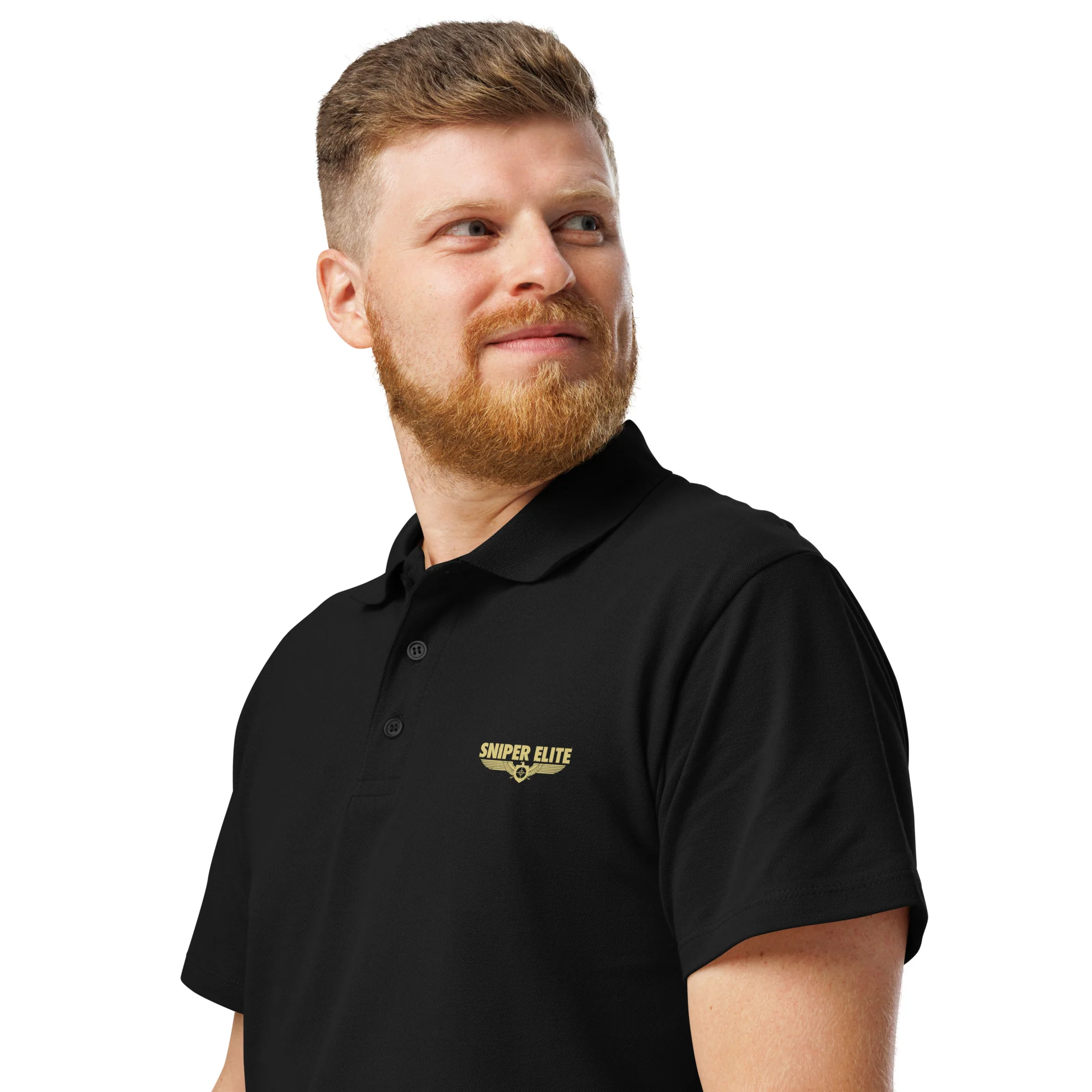 Sniper Elite logo Premium Polo shirt - Image 4