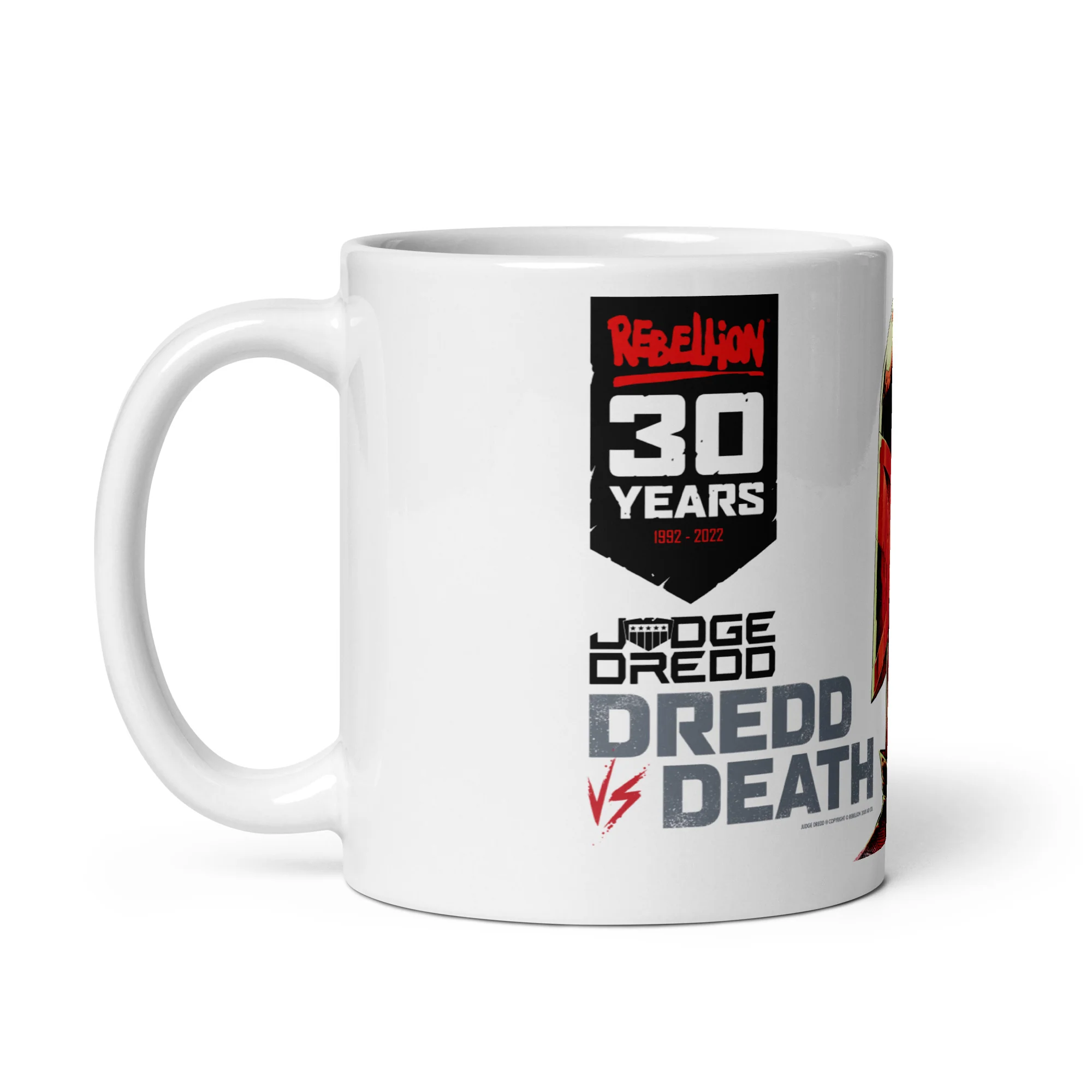 Rebellion's 30th Anniversary - Dredd vs Death Mug - Image 3