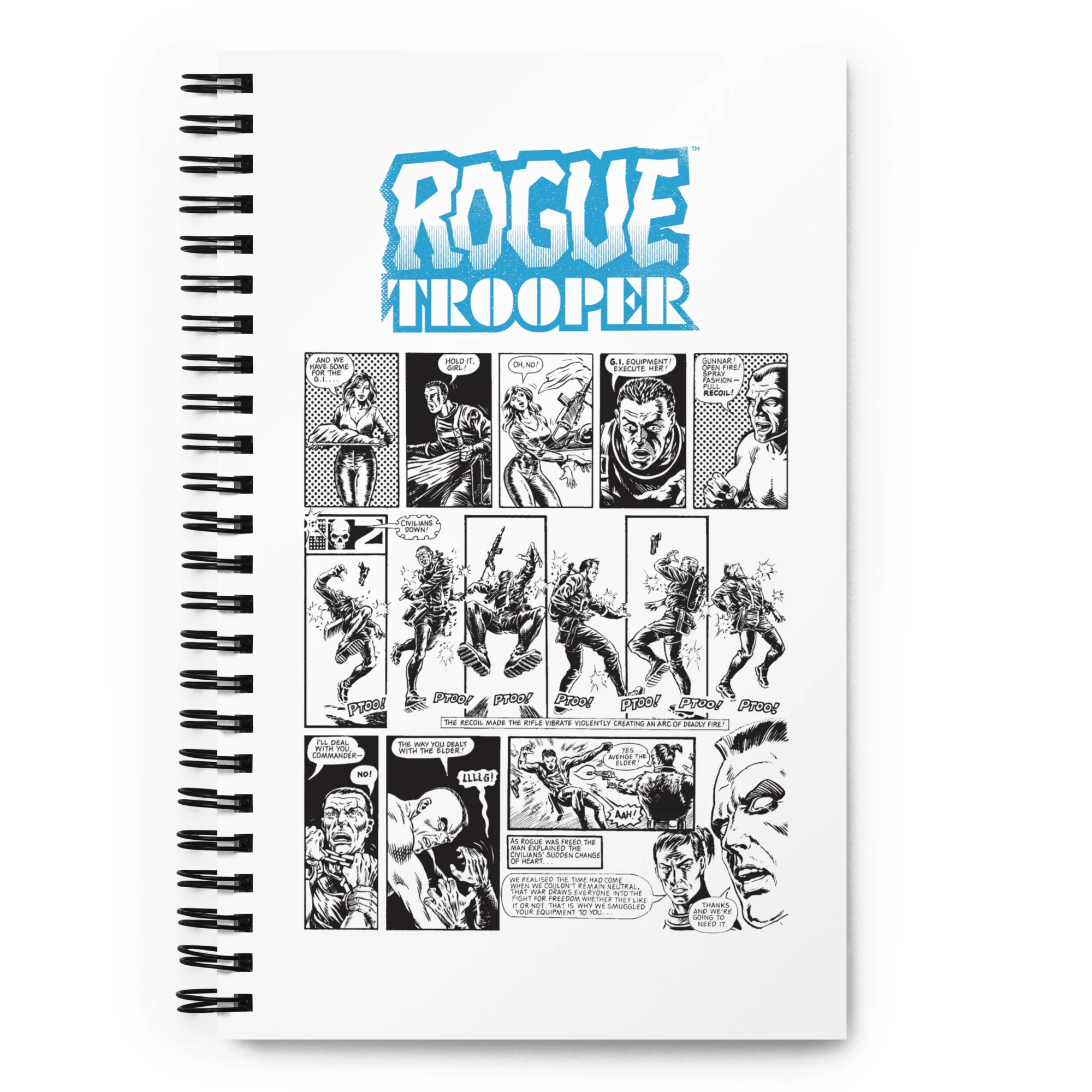 Rogue Trooper Comic Strip Notebook