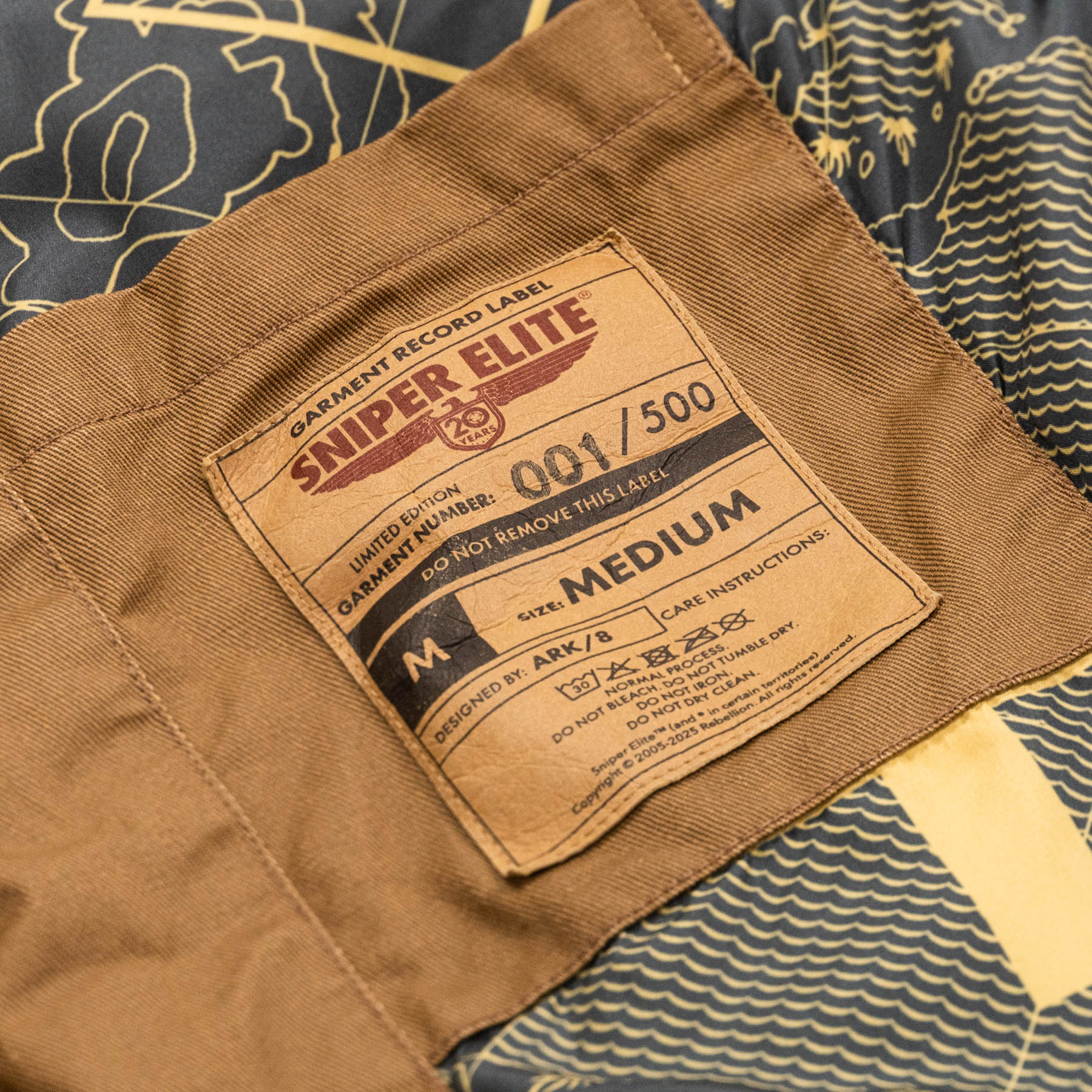 Sniper Elite 20 Years Limited Edition Legacy Jacket - Image 6