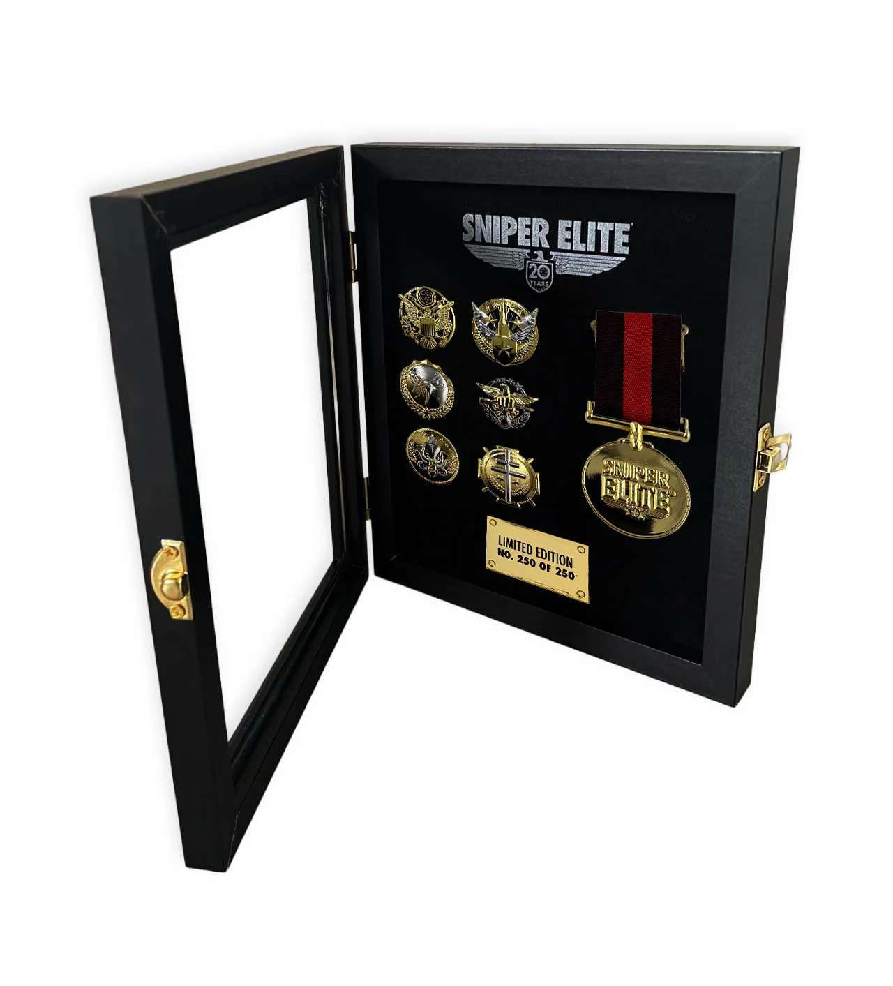 Sniper Elite 20th Anniversary Limited Edition Medal and Pin Badge Set - Image 2