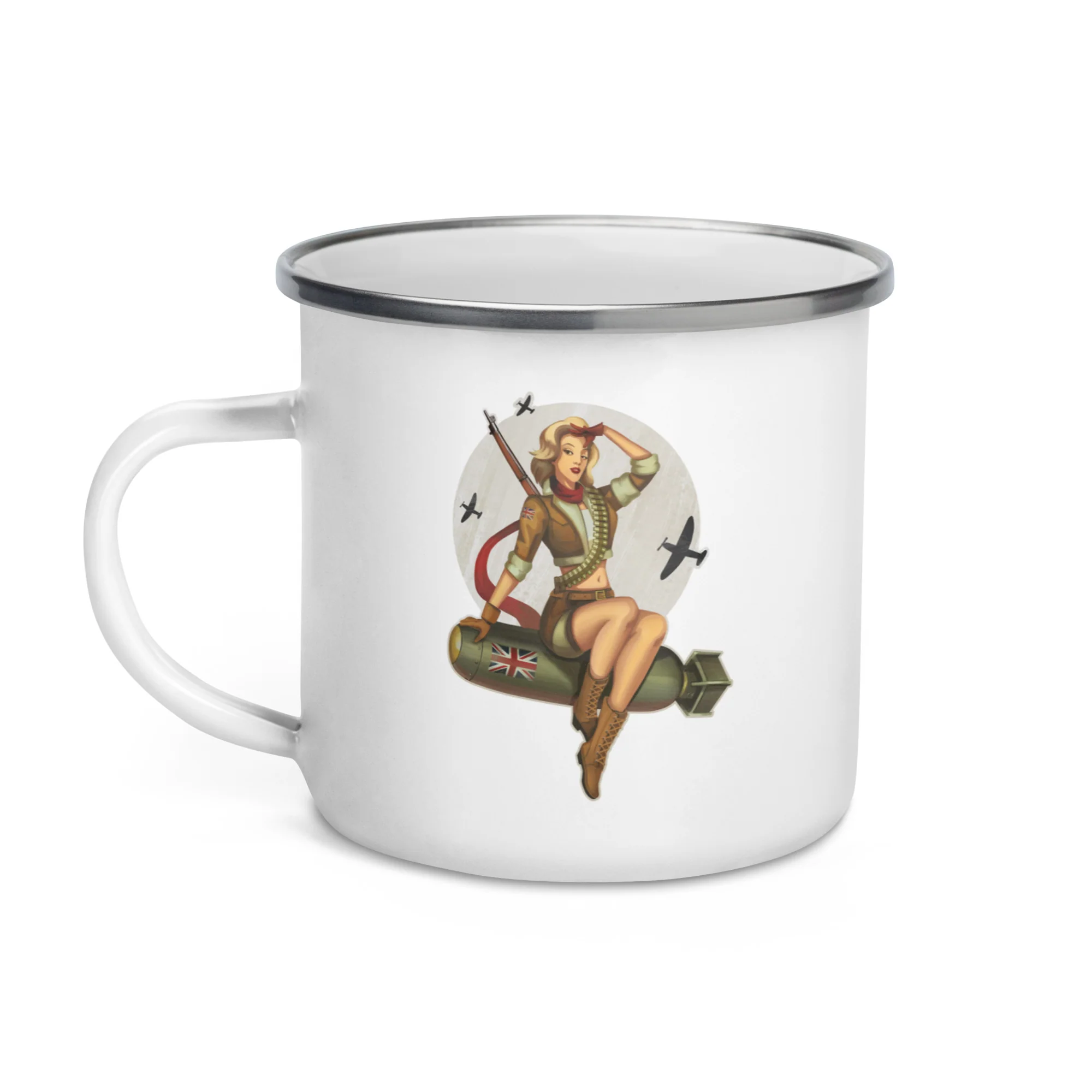 Sniper Elite Resistance Cumberland Bombshell Enamel Mug