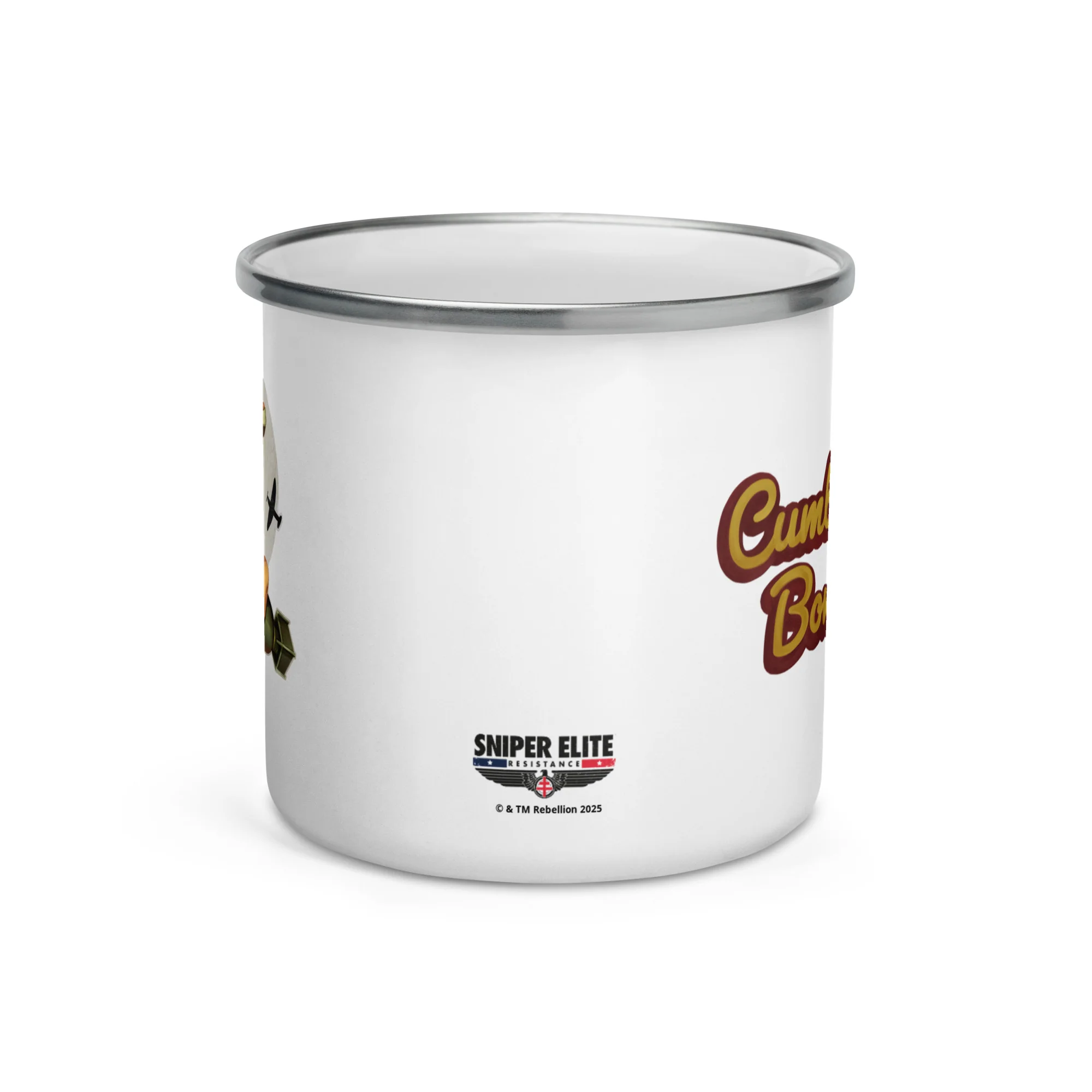Sniper Elite Resistance Cumberland Bombshell Enamel Mug - Image 3