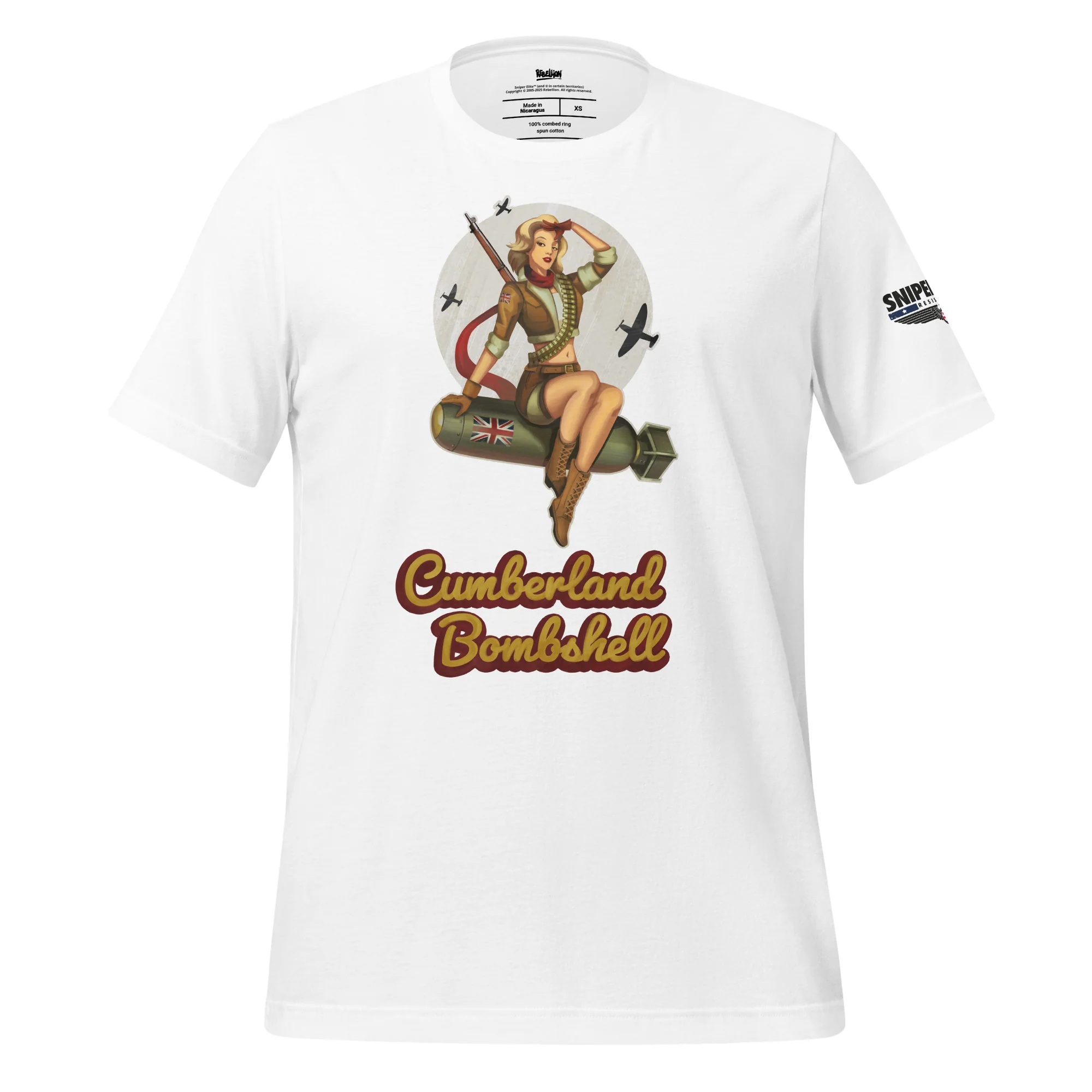 Sniper Elite Resistance Cumberland Bombshell T-Shirt - Image 3