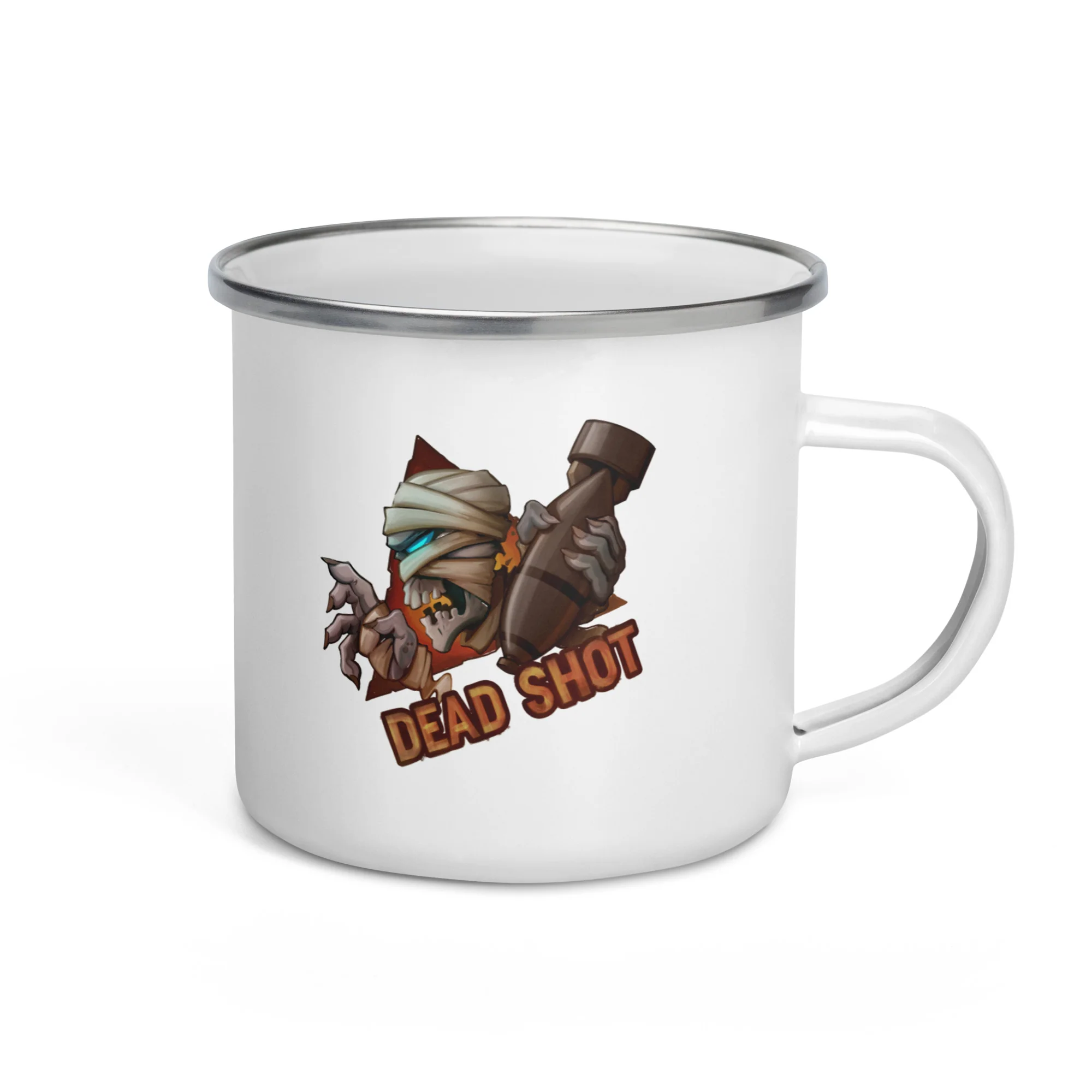 Sniper Elite Resistance Dead shot Enamel Mug - Image 3
