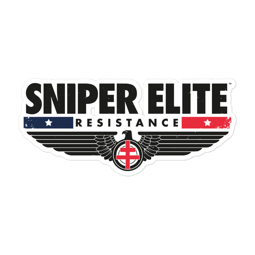 Sniper Elite Resistance logo Bubble-free sticker - Image 3