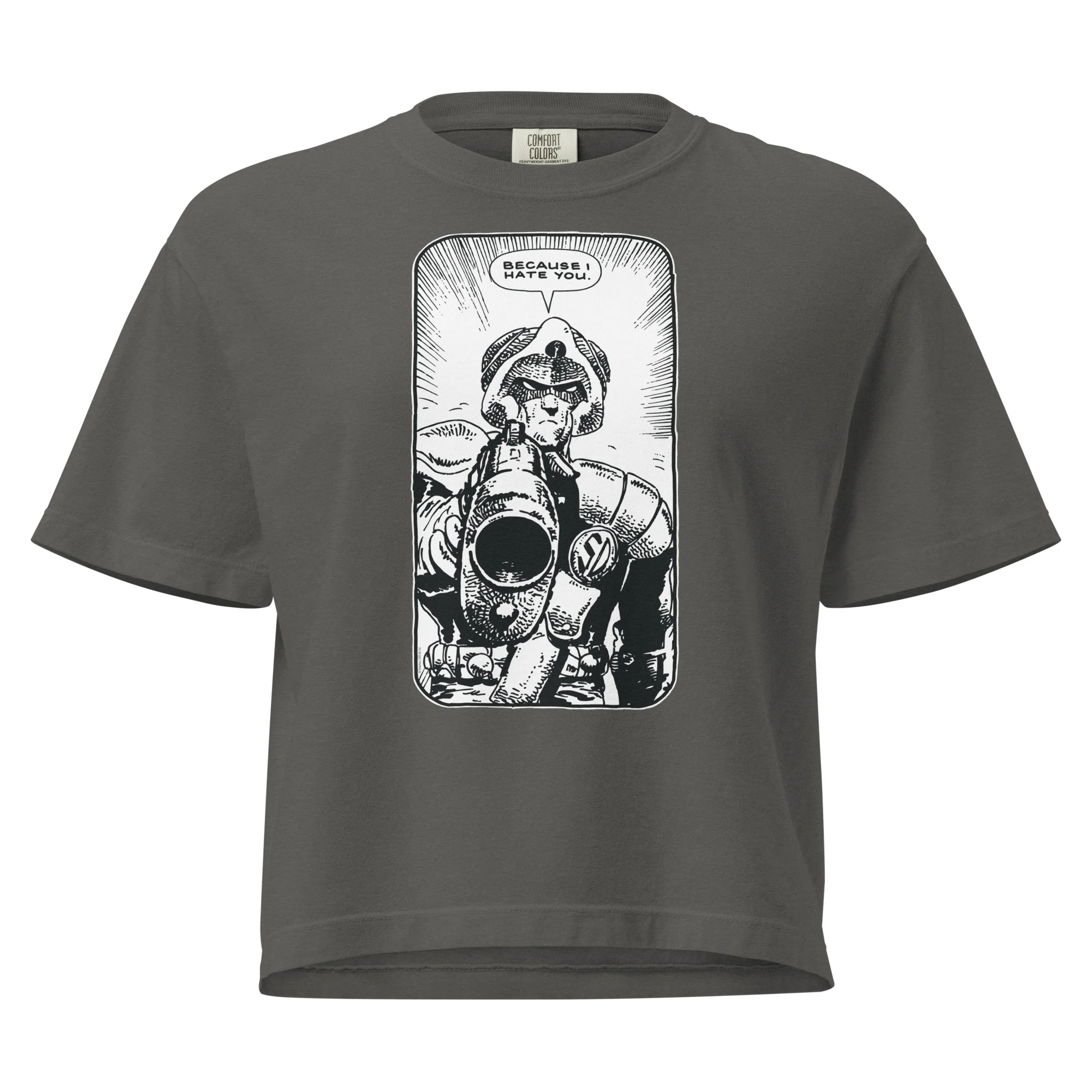 Strontium Dog Because I Hate You Women’s Boxy T-Shirt - Image 2