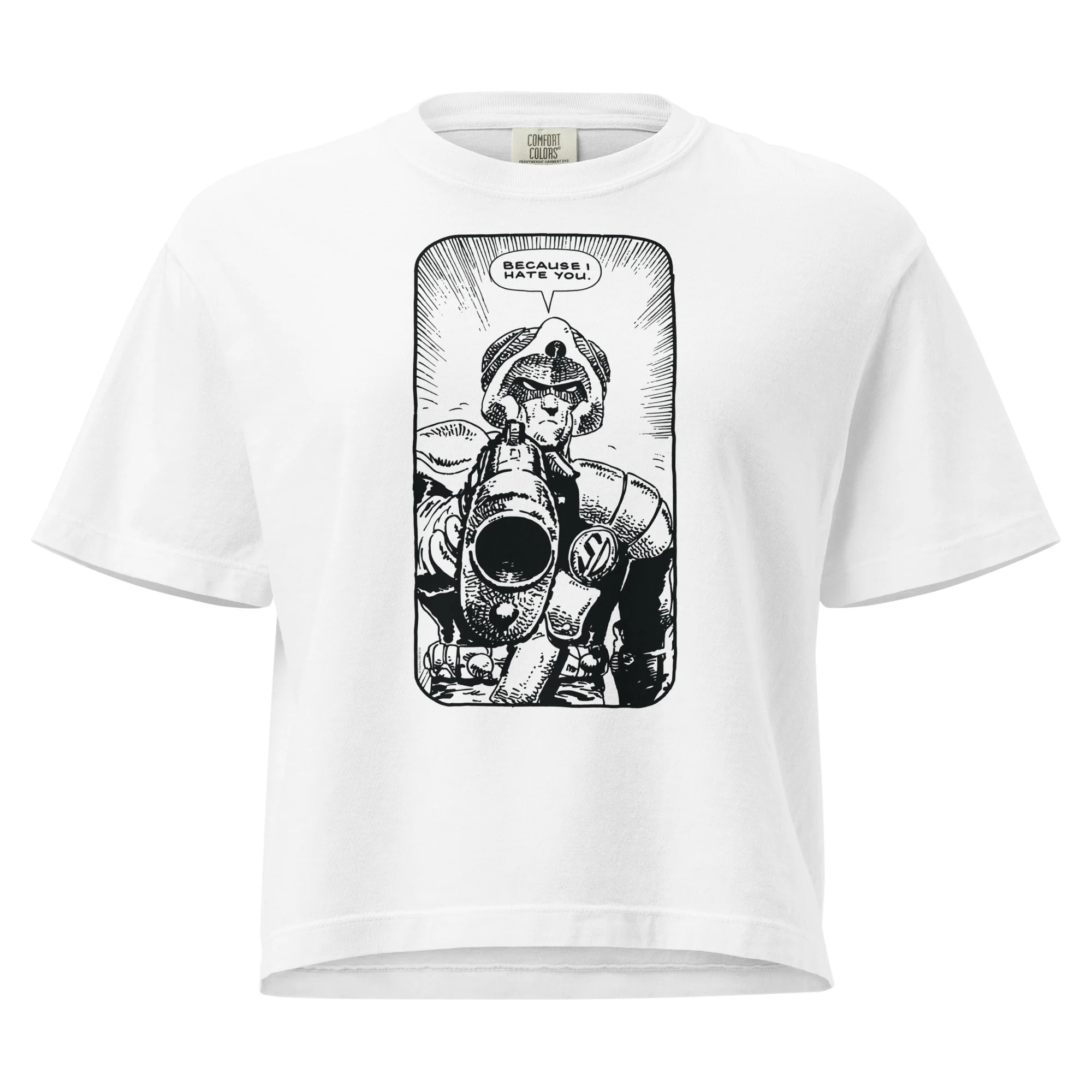Strontium Dog Because I Hate You Women’s Boxy T-Shirt - Image 3