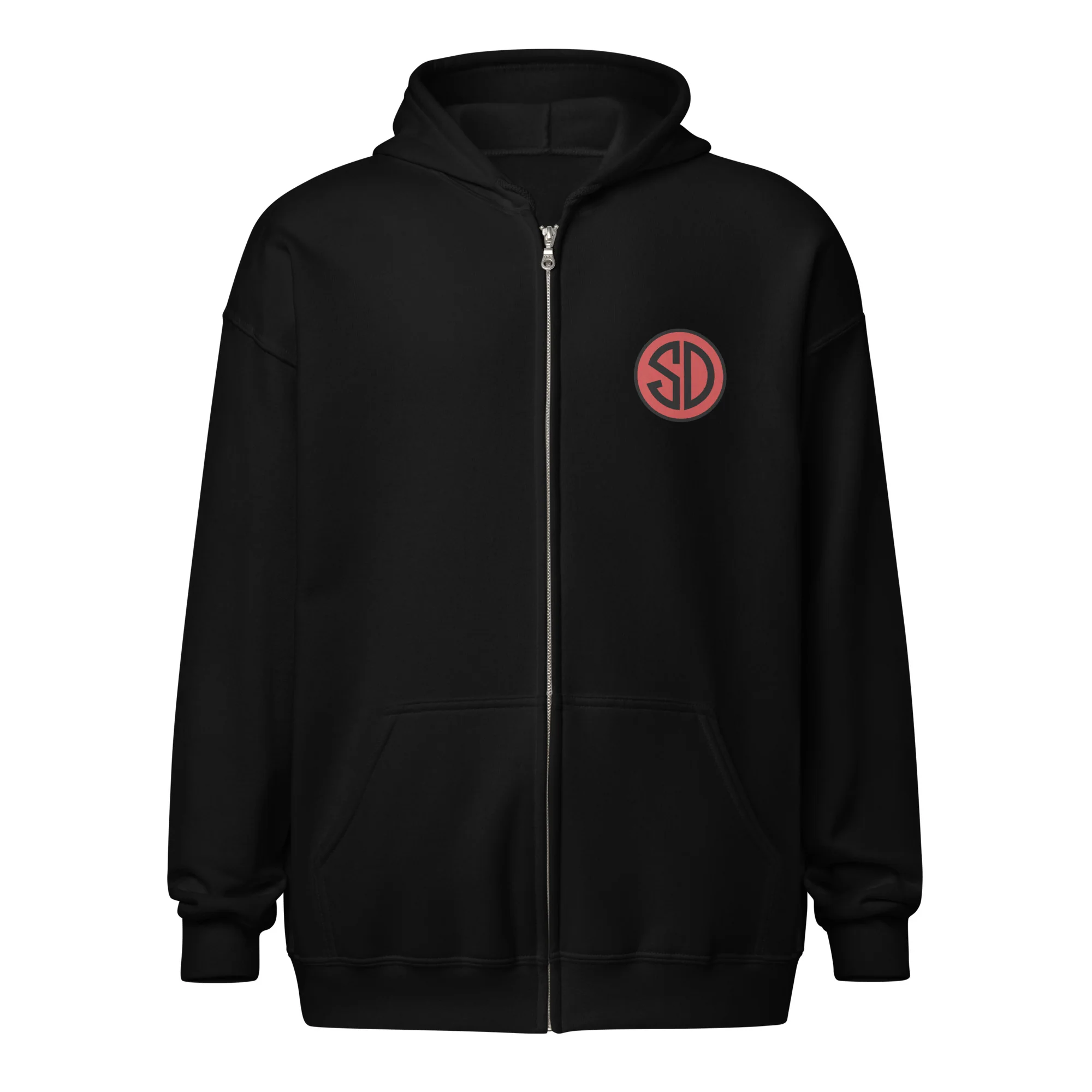 Strontium Dog Logo Zip Hoodie - Image 3