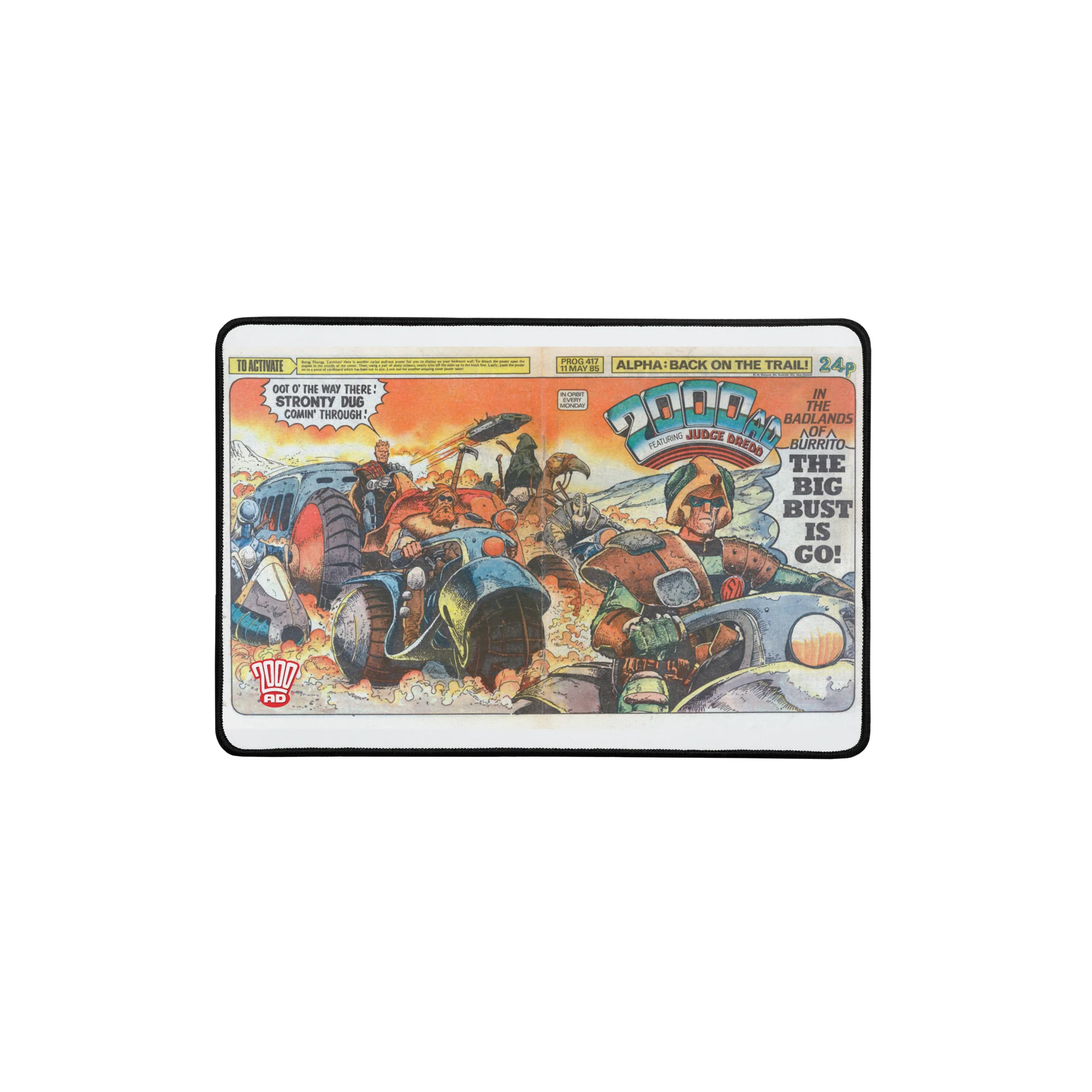 Strontium Dog Prog 417 12x18 Desk Mat
