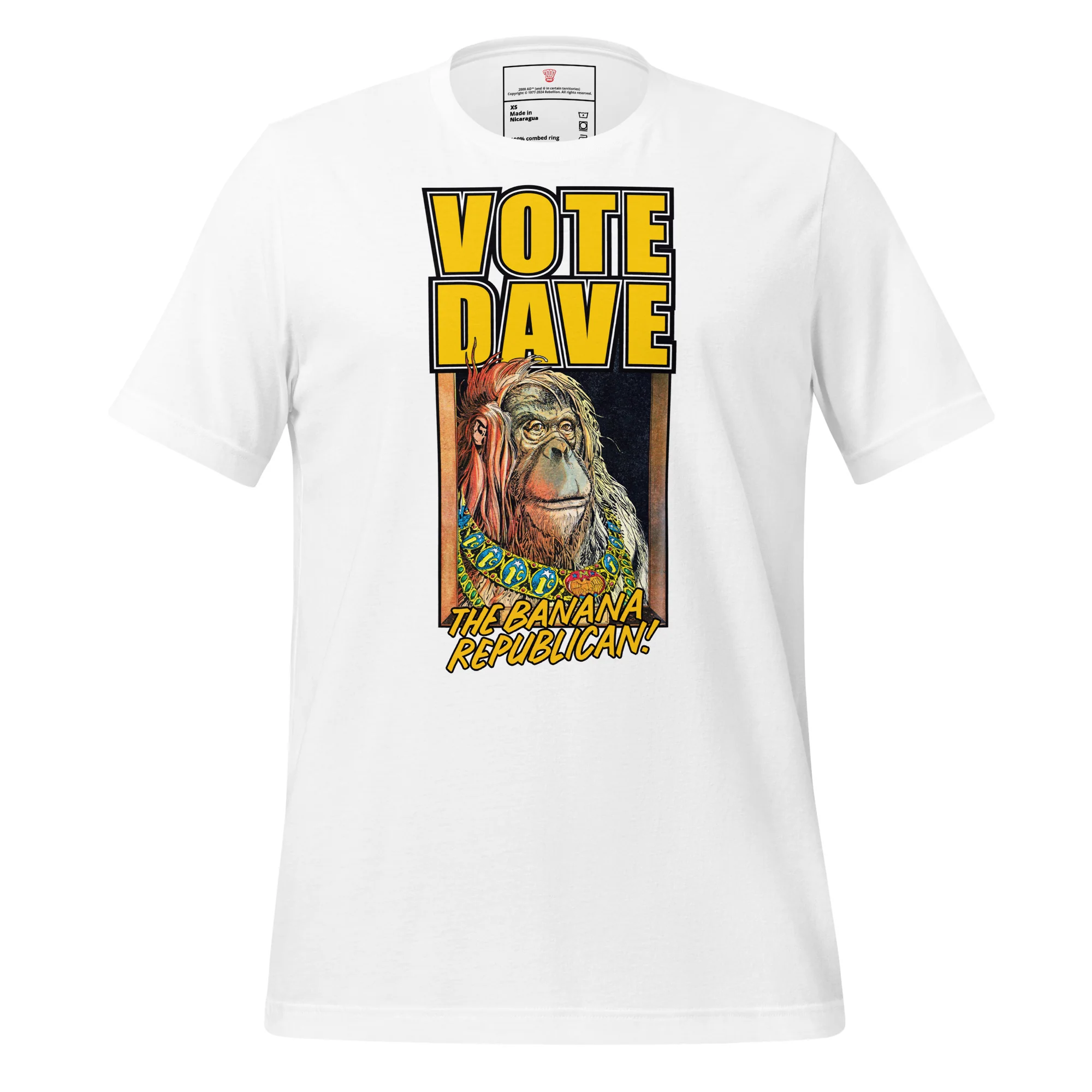 Vote Dave! The Banana Republican T-Shirt - Image 3