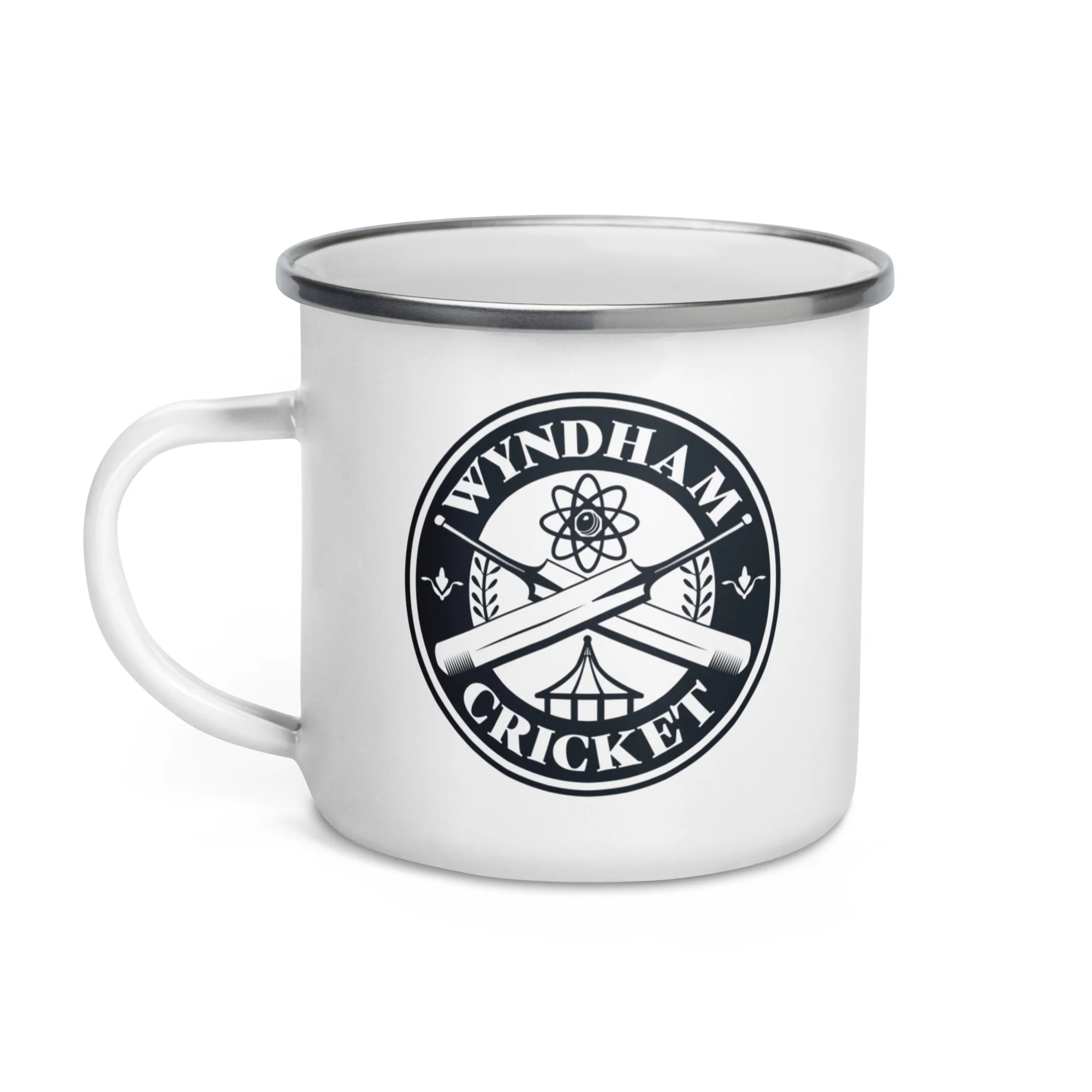 Wyndham Cricket Enamel Mug - Image 4