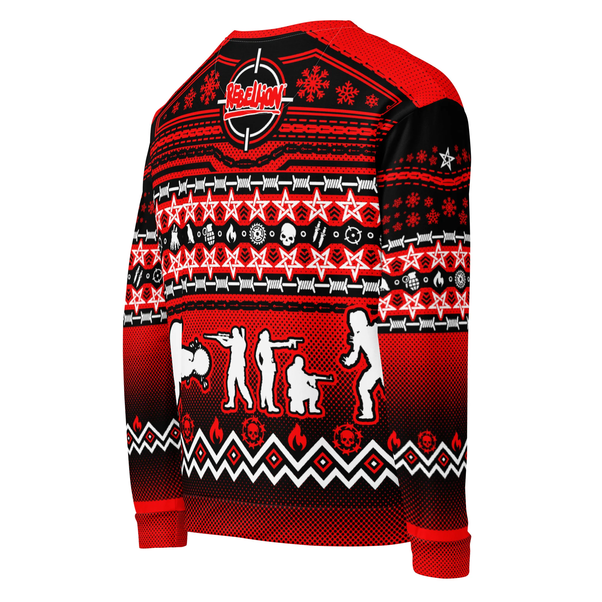 Zombie Army 4 Christmas Jumper - Image 4