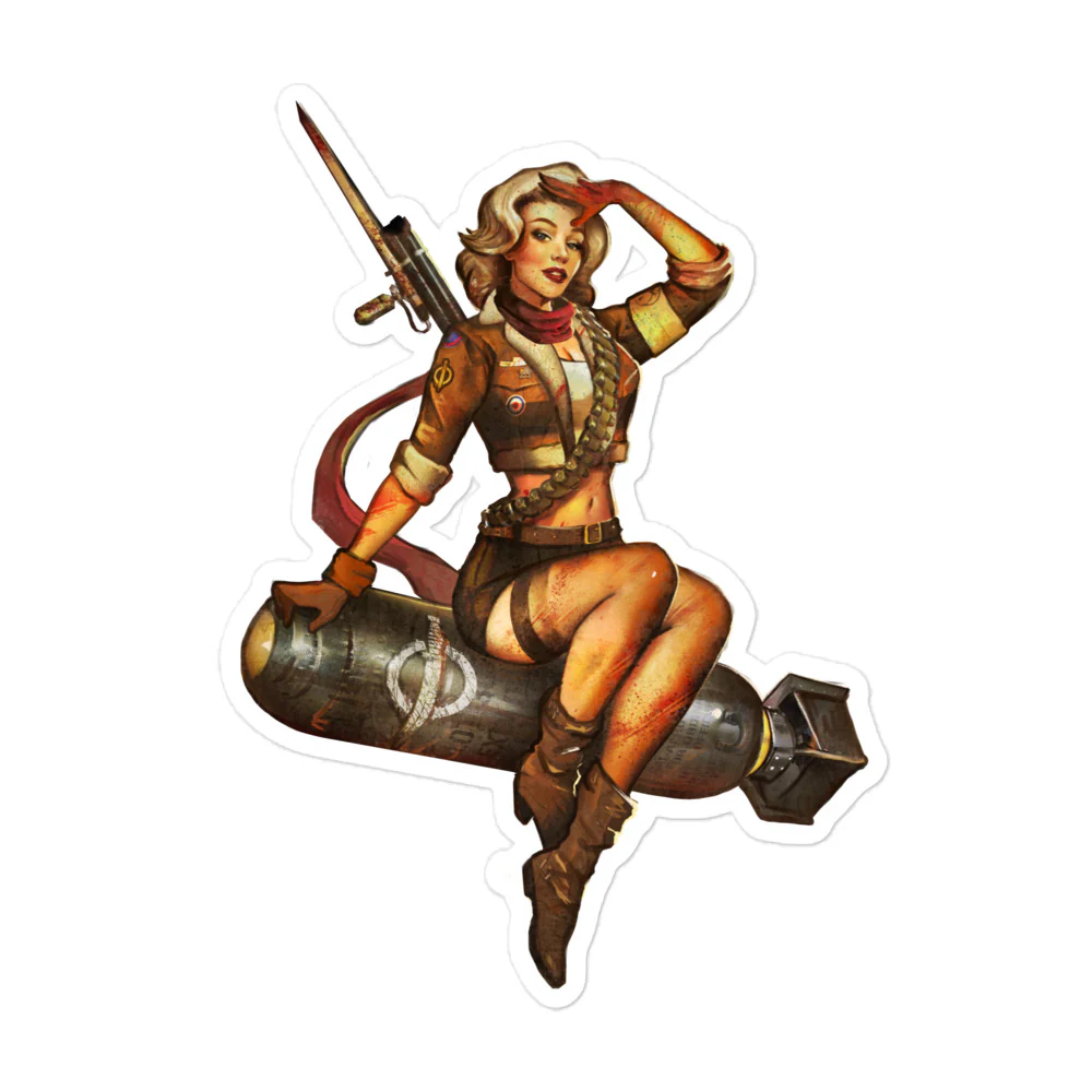 Zombie Army 4 Pinup Sticker - Image 3