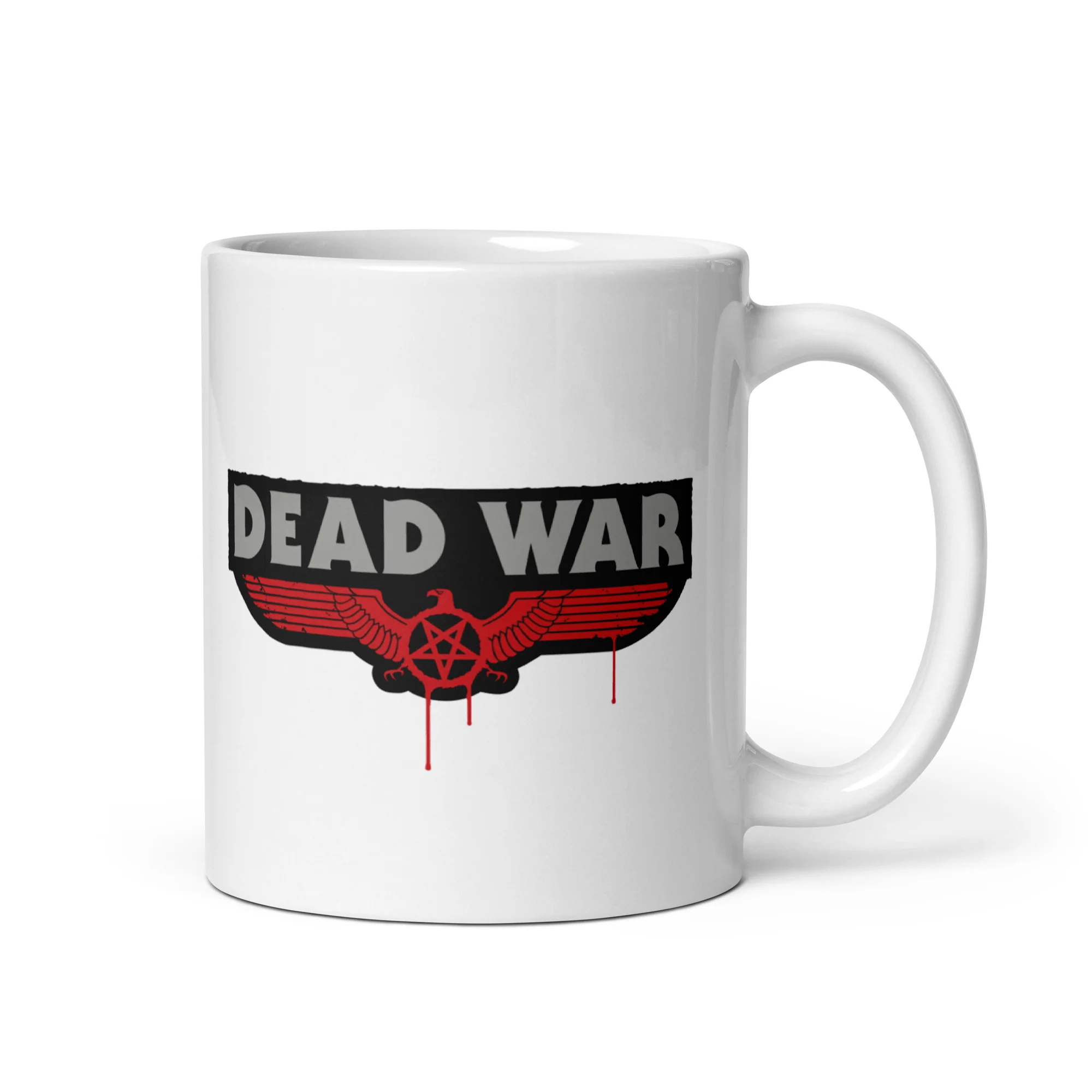 Zombie Army Dead War White glossy mug - Image 2