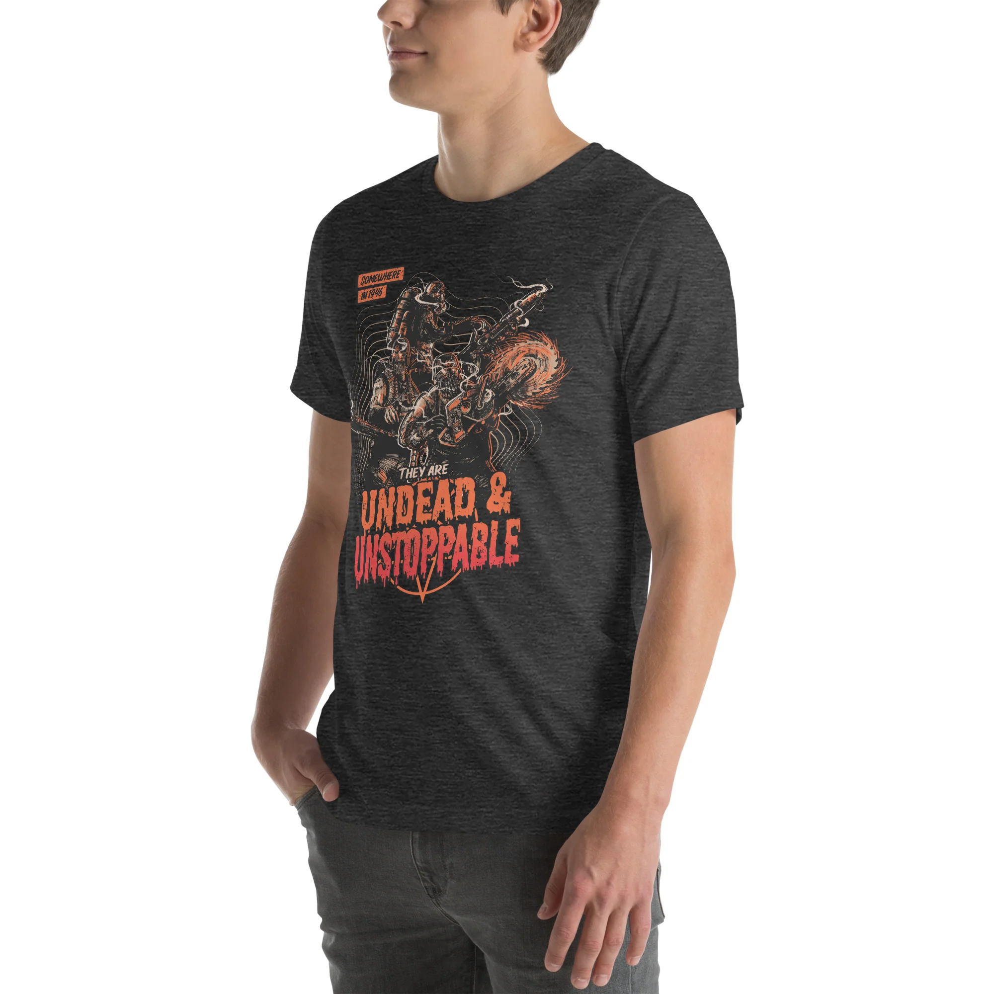 Zombie Army Undead & Unstoppable T-Shirt - Image 2