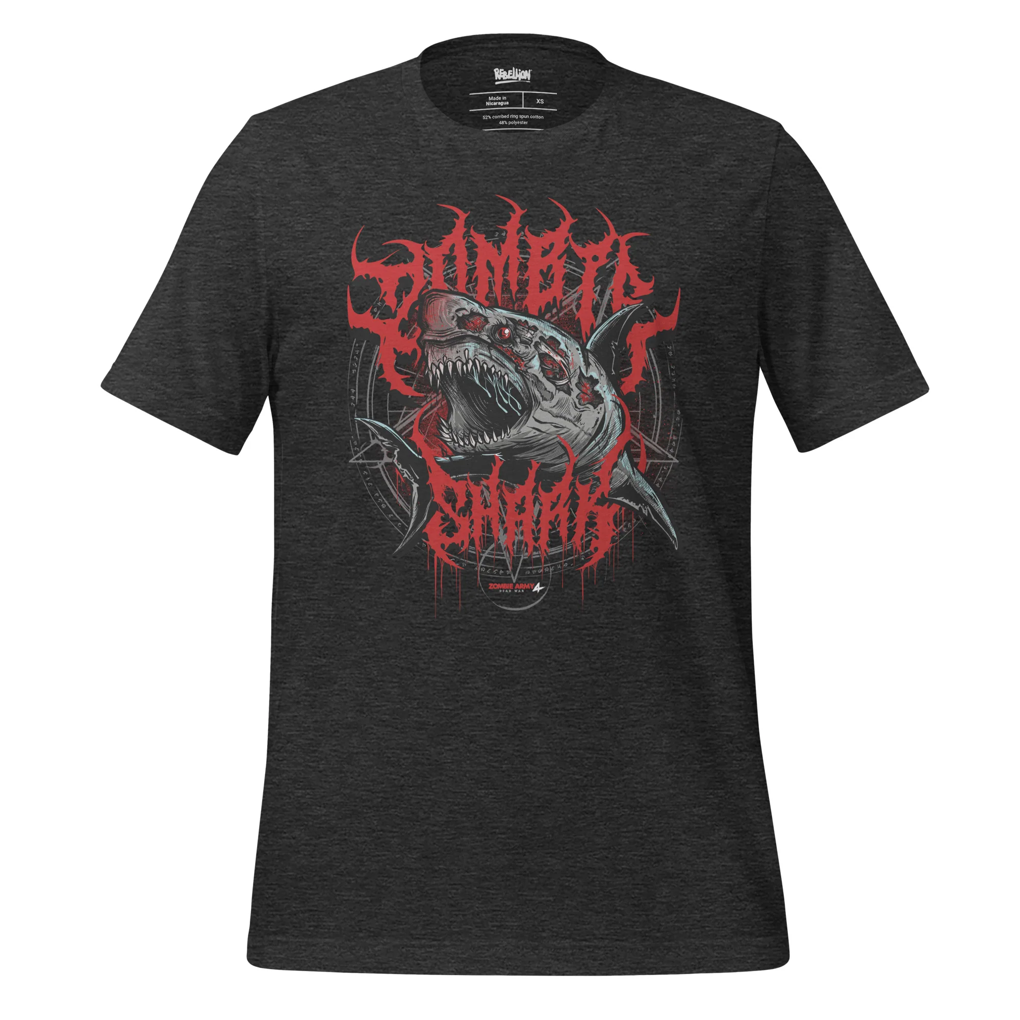 Zombie Army Zombie Shark T-Shirt - Image 2